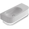 Ceramica Globo - Portasciugamani frontale in ottone cromato per lavabo Forty3 SCT55 - PC5527