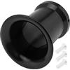Windance 50mm - Filtro dell'aria per carburatore in lega di alluminio CNC, imbuto a tromba a velocità per PE VM 21 mm, 24 mm, 26 mm, 28 mm, 30 mm, campana per aspirazione (Nero, 50mm)
