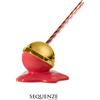 Sequenze Scultura Lovely Lolly Fucsia Oro Grande 18x15 cm