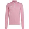 Adidas ENTRADA 22, Maglia da Allenamento Maniche Lunghe Uomo, Glow Semi Rosa, S