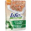 LIFE PET CARE Life cat filetti di pollo con salmone e carote 70 gr (3 Pezzi)