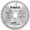 Trend Lama per sega circolare CraftPro Trimming Crosscut TCT, diametro 215 mm x 48 denti x foro 30 mm, punta in carburo di tungsteno, CSB/21548