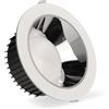 M LEDME Faretto Led da incasso 50W Rotondo Cornice bianca Apertura 60 gradi Bianco freddo 6000K M LEDME
