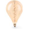 M LEDME Lampadina Led Vintage a Filamento E27 A160 Big Grape 4W decorativa Bianco caldo 2300K M LEDME