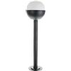 M LEDME Lampioncino Led Cam Nero 80cm IP44 1 x E27 M LEDME