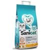 Sanicat - Lettiera per gatti agglomerante a grumi | Formbianca all'aroma di vaniglia e mandarino | A base di minerali naturali | Assorbe l'umidità e formato da 10 L
