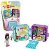 LEGO Friends Il Cubo delle Vacanze di Emma, Serie 3 Mini Set da Viaggio da Collezione, 41414