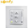 Somfy, Zanzatap Radiocomando a parete Somfy a quattro canali radio: Smoove Origin 4 IO senza fili completo di cornice