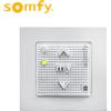 Somfy, Zanzatap Radiocomando a parete Somfy a due canali radio: Smoove Origin 2 IO senza fili completo di cornice