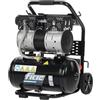 FIAC Compressore d'Aria Portatile Silenzioso SUPERSILENT 10, Compressore Aria Senza Olio, Pressione Massima 8 Bar, Potenza 1 CV, Serbatoio 10 Litri, Rumorosità 58 dB LpA