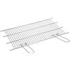 Sauvic Griglia barbecue accorciabile 52-62x40 cm con manici pieghevoli, in acciaio inossidabile 18/8