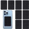 Duluok 8 Pezzi Ventose in Silicone per Cellulare, Custodia per Telefono con Ventosa, Universale Supporti Antiscivolo Adesivi con Ventosa, per Doccia, Video e Selfie(Nero)