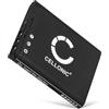 CELLONIC, Batteria per Fotocamera Compatibile con Toshiba Camileo BW10, SX500, SX900, PX1686U (3.7V, 740mAh)