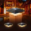 kefflum Lampada per Pilastro Solare per Pali 7x7 8x8 9x9 10x10cm, 2 pezzi