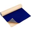 BENECREAT 40cmx3m Blu Scuro Autoadesivo Floccato Foglio di Velluto Tessuto in Velluto Rivestimento per Cassetti per Portagioie Decorazione 0.6mm di Spessore