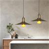 NIUNIAJ Lampadario a Sospensione Industriale,Plafoniera in Metallo Con Paralume nero da 22 cm, Cavo Regolabile da 1,1M,E27 Lampadario Industriale Vintage per soggiorno, sala da pranzo,cucina