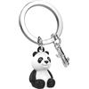 METALMORPHOSE MTM293-01 - Portachiavi Panda e bambù, nero, bianco, taglia unica, Taglia unica