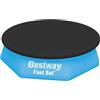 Bestway 58032 Telo di Copertura per Piscina Fuori Terra Rotonda da 244 cm