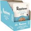 Applaws Alimento per Gatti Umido 100% Naturale Filetto di Tonno e Orata in Brodo per Gatti Adulti - 12 Buste da 70g