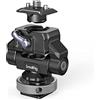 SMALLRIG Drop-in Cold Shoe Supporto per Monitor, HawkLock Mini Supporto per Monitor a Sgancio Rapid, QR Regolabile Girevole e Inclinabile- 3514C