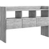 vidaXL Credenza Grigio Cemento 105x30x70 cm in Legno Multistrato