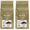 by Amazon 100% Arabica Granulo, tostatura media in chicchi, 2 kg, 2 confezioni da 1 kg - Certificato Rainforest Alliance, Caffè in grani