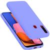 Cadorabo Custodia per Samsung Galaxy A20S in LIQUID LILA CHIARO - Morbida Cover Protettiva Sottile di Silicone TPU con Bordo Protezione - Ultra Slim Case Antiurto Gel Back Bumper Guscio