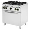 Fimar Cucina professionale Fimar CC74GFEV 4 fuochi a gas