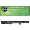 amsahr A31N1319-02 - Batteria di ricambio per Asus A31N1319, 00250600 (3000 mAh, 11,25 V, 3 celle, colore: Nero
