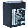 Q-Batteries Batteria AGM VRLA 12LS-2.9 12V 2,9Ah al piombo