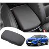 GAFAT Compatibile con Nissan Qashqai J12 e-Power 2022-2025 2026 Copertura per Bracciolo, Protezione Braccioli Console Centrale, Rivestimento in pelle PU, Facelift Qashqai ePower Accessori (Rosso)