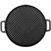 LONOVE BEAUTY PRODUCTS Bistecchiera in ghisa bifacciale per barbecue, 30 cm