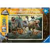 Ravensburger - Puzzle 200 pezzi XXL Jurassic World, Idea Regalo per Bambini 8+ Anni, Gioco Educativo e Stimolante