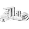 AIMOYO Rubinetto Vasca da Bagno Miscelatore Vasca da Bagno Rubinetto Doccia da Muro Miscelatore Monocomando Ottone Cromato,Esterno per Vasca o Doccia