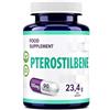 Hepatica trans-Pterostilbene 100 mg | Ingrediente Unico | 90 Capsule Vegane | Scorta 3 Mesi | GMP & laboratorio indipendente
