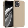 kwmobile Custodia Compatibile con Apple iPhone 12 Pro Max Cover - Back Case per Smartphone in Silicone TPU - Protezione Gommata - rosa antico