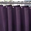 VANZAVANZU Tenda da Doccia per Bagno con Ganci in Metallo Tenda da Doccia in Tessuto Waffle Tenda da Bagno Resistente per Vasca da Bagno, Doccia, Resistente All'acqua - 92 x 182 cm (Viola)