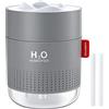 Vintoney Umidificatore Mini 500ml,umidificatore ambiente Bambini,Nebbia Fredda Super silenzioso con Luce Notturna Spegnimento Automatico Umidificatore Ricarica USB 2 Filtri,per Camera da letto Casa Ufficio