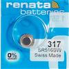 Best Price Square 1 x Renata 317 Swiss Made bottone al litio SR516SW