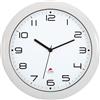 Alba Orologio da Parete Silenzioso da 30,5 cm con meccanismo al Quarzo, Bianco (HORNEWBC)
