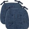 uyeoco Set 4/2/1 Cuscini Sedia da Cucina/Cuscini di Seduta,43 * 41 * 35cm Confortevole Cuscini Coprisedia da Cucina,con Lacci Imbottito,Lavabili(16#,2pcs)