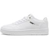 PUMA Unisex Court Classic Scarpe da ginnastica, Puma White Puma Gold, 37 EU