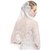 Selma. Velo di massa latino pizzo floreale infinito mantiglia veli copertura testa donna sciarpa veli chiesa per cappelle cattoliche pizzo chiesa velo headcovering latino massa
