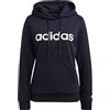 adidas W Lin Ft HD Felpa, Blu (Tinley)/Bianco, L Donna