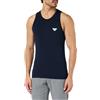 Emporio Armani Shiny Logoband Tank, T-Shirt Uomo, Blu (Marine), XL