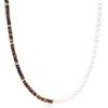 COAI Collana Girocollo Donna, Collana Choker Estiva con Occhio di Tigre
