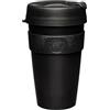 KeepCup Tazza da caffè originale, leggera, riutilizzabile, con coperchio antispruzzo, 454 ml, colore nero