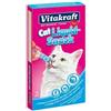 Vitakraft Cat Liquid Snack per Gatti 6x15 gr Gusto Salmone + Omega 3