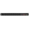 LogiLink PDU8P01 unitÃ di distribuzione dell'energia [PDU] 8 presa[e] AC 1U Nero (PDU8P01 power distribution - unit outlet[s] Black Warranty: 12M) [PDU8P01]