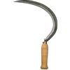 Bellota 2550-0 N - Falce Dentellata per Tagliare Erba ed Erbacce, con Lama in Acciaio Temperato e Manico in Legno, Strumento Professionale per l'Agricoltura